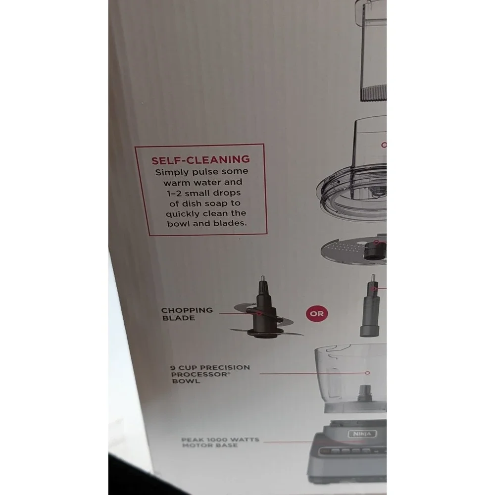 Ninja Professional 9-Cup Food Processor | 1000W Auto-iQ | NEW in Box